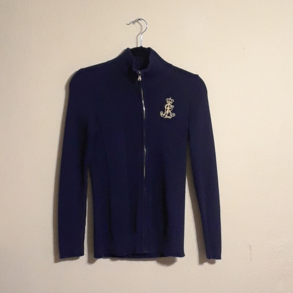 RALPH LAUREN - NAVY BLUE SWEATER